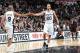 SAN ANTONIO, TX - JUNE 15: Tony Parker #9 and Manu Ginobili #20 of the San Antonio Spurs high five during Game Five of the 2014 NBA Finals between the Miami Heat and San Antonio Spurs at AT&T Center on June 15, 2014 in San Antonio, Texas. NOTE TO USER: Us