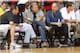 After Adam Silver (second from right) pushed for Vegas, LeGarie (center) and some of his business team (from left), Albert Hall and Marni Colbert, made it happen.