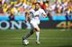 BELO HORIZONTE, BRAZIL - JUNE 24: Luke Shaw of England controls the ball during the 2014 FIFA World Cup Brazil Group D match between Costa Rica and England at Estadio Mineirao on June 24, 2014 in Belo Horizonte, Brazil. (Photo by Ian Walton/Getty Images