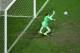 SALVADOR, BRAZIL - JULY 05: Goalkeeper Tim Krul of the Netherlands saves a penalty from Michael Umana of Costa Rica in the shoot out during the 2014 FIFA World Cup Brazil Quarter Final match between the Netherlands and Costa Rica at Arena Fonte Nova on J