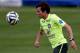 TERESOPOLIS, BRAZIL - JULY 06: Brazil's striker Bernard in action during a training session at Granja Comary on July 6, 2014 in Teresopolis, Brazil. (Photo by Buda Mendes/Getty Images)