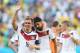 RIO DE JANEIRO, BRAZIL - JULY 04: Philipp Lahm of Germany acknowledges the fans after defeating France 1-0 in the 2014 FIFA World Cup Brazil Quarter Final match between France and Germany at Maracana on July 4, 2014 in Rio de Janeiro, Brazil. (Photo by