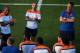 RIO DE JANEIRO, BRAZIL - JULY 06: Head coach Louis van Gaal speaks to his team during the Netherlands training session at the 2014 FIFA World Cup Brazil held at the Estadio Jose Bastos Padilha Gavea on July 6, 2014 in Rio de Janeiro, Brazil. The Netherl
