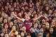 SYDNEY, AUSTRALIA - JUNE 18: A Maroons fan shows his support during game two of the State of Origin series between the New South Wales Blues and the Queensland Maroons at ANZ Stadium on June 18, 2014 in Sydney, Australia. (Photo by Mark Metcalfe/Getty I