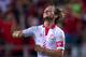 SEVILLE, SPAIN - SEPTEMBER 25: Ivan Rakitic of Sevilla FC celebrates after scoring Sevilla's second goal during the La liga match between Sevilla FC and Rayo Vallecano de Madrid at Estadio Ramon Sanchez Pizjuan on September 25, 2013 in Seville, Spain.