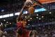 Feb 21, 2014; Toronto, Ontario, CAN; Cleveland Cavaliers forward Anthony Bennett (15) dunks the ball against the Toronto Raptors at Air Canada Centre. Mandatory Credit: Tom Szczerbowski-USA TODAY Sports