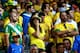 BELO HORIZONTE, BRAZIL - JULY 08: Brazil fans look dejected during the 2014 FIFA World Cup Brazil Semi Final match between Brazil and Germany at Estadio Mineirao on July 8, 2014 in Belo Horizonte, Brazil. (Photo by Michael Steele/Getty Images)