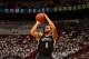 MIAMI, FL - MAY 6: Deron Williams #8 of the Brooklyn Nets shoots against the Miami Heat in Game One of the Eastern Conference Semi-Finals during the 2014 NBA Playoffs at American Airlines Arena on May 6, 2014 in Miami, Florida. NOTE TO USER: User expressl