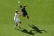 RIO DE JANEIRO, BRAZIL - JULY 04: Mathieu Debuchy of France goes up for a header against Benedikt Hoewedes of Germany during the 2014 FIFA World Cup Brazil Quarter Final match between France and Germany at Maracana on July 4, 2014 in Rio de Janeiro, Brazi