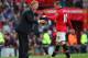 MANCHESTER, ENGLAND - OCTOBER 26: David Moyes the manager of Manchester United talks with Wayne Rooney during the Barclays Premier League match between Manchester United and Stoke City at Old Trafford on October 26, 2013 in Manchester, England. (Photo b