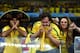 BELO HORIZONTE, BRAZIL - JULY 08: Emotional Brazil fans react after being defeated by Germany 7-1 during the 2014 FIFA World Cup Brazil Semi Final match between Brazil and Germany at Estadio Mineirao on July 8, 2014 in Belo Horizonte, Brazil. (Photo by