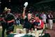 13 Jul 1999: Ted Williams waves to the crowd as he is driven onto the field before the 1999 MLB All-Star Game against the National League Team and the American League Team at Fenway Park in Boston, Massachusetts. The American League Team defeated the Nat