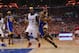 LOS ANGELES, CA - MAY 3: Jordan Crawford #55 of the Golden State Warriors drives to the basket against Darren Collison #2 of the Los Angeles Clippers in Game Seven of the Western Conference Quarterfinals during the 2014 NBA Playoffs at Staples Center on M