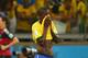 BELO HORIZONTE, BRAZIL - JULY 08: Ramires of Brazil reacts after allowing a goal during the 2014 FIFA World Cup Brazil Semi Final match between Brazil and Germany at Estadio Mineirao on July 8, 2014 in Belo Horizonte, Brazil. (Photo by Robert Cianflone/
