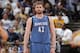 OAKLAND, CA - APRIL 14: Kevin Love #42 of the Minnesota Timberwolves during a game against the Golden State Warriors on April 14, 2014 at Oracle Arena in Oakland, California. NOTE TO USER: User expressly acknowledges and agrees that, by downloading and or