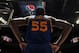 DENVER, CO - April 16: Jordan Crawford #55 of the Golden State Warriors stands on the court during a game against the Denver Nuggets on April 16, 2014 at the Pepsi Center in Denver, Colorado. NOTE TO USER: User expressly acknowledges and agrees that, by d