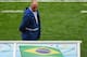 BELO HORIZONTE, BRAZIL - JULY 08: Head coach Luiz Felipe Scolari of Brazil looks on during the 2014 FIFA World Cup Brazil Semi Final match between Brazil and Germany at Estadio Mineirao on July 8, 2014 in Belo Horizonte, Brazil. (Photo by Jamie McDonald/