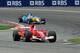 INDIANAPOLIS - JULY 02: Michael Schumacher of Germany and Ferrari leads Fernando Alonso of Spain and Renault during the Formula One United States Grand Prix at Indianapolis Motor Speedway on July 2, 2006 in Indianapolis, Indiana. (Photo by Clive Rose/Ge