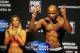 Apr 18, 2014; Orlando, FL, USA; Yoel Romero poses on the scale during a weigh-in for his middleweight fight against Brad Tavares on UFC on FOX 11 at Amway Center. Mandatory Credit: David Manning-USA TODAY Sports
