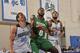 ORLANDO, FL - JULY 10: Aaron Gordon 00 and Devyn Marble #8 of the Orlando Magic box out against O.D. Anosike #60 of the Boston Celtics during the game on July 10, 2014 at Amway Center in Orlando, Florida. NOTE TO USER: User expressly acknowledges and agre