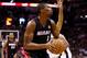 SAN ANTONIO, TX - JUNE 15: Chris Bosh #1 of the Miami Heat looks to shoot against the San Antonio Spurs during Game Five of the 2014 NBA Finals at the AT&T Center on June 15, 2014 in San Antonio, Texas. NOTE TO USER: User expressly acknowledges and agrees