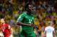 FORTALEZA, BRAZIL - JUNE 24: Wilfried Bony of the Ivory Coast celebrates scoring his team's first goal during the 2014 FIFA World Cup Brazil Group C match between Greece and the Ivory Coast at Castelao on June 24, 2014 in Fortaleza, Brazil. (Photo by Ja