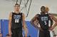 ORLANDO, FL - JULY 8: Aaron Gordon #00 and Victor Oladipo #5 of the Orlando Magic on the court against the Memphis Grizzlies during the game on July 8, 2014 at Amway Center in Orlando, Florida. NOTE TO USER: User expressly acknowledges and agrees that, by