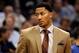 Jan 15, 2014; Orlando, FL, USA; Chicago Bulls point guard Derrick Rose (1) against the Orlando Magic during the first quarter at Amway Center. Mandatory Credit: Kim Klement-USA TODAY Sports