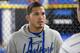 MILWAUKEE, WI - JANUARY 16: Anthony Pettis takes an interview during Media Day at Roufusport Mixed Martial Arts Academy on January 16, 2014 in Milwaukee, Wisconsin. (Photo by Mike McGinnis/Getty Images)