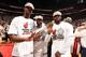 Chris Bosh, Dwyane Wade and LeBron James reached the Finals four times in the four years they played together in Miami.
