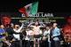 LAS VEGAS, NV - JULY 11: Boxer Canelo Alvarez poses on the scale during his official weigh-in at the MGM Grand Garden Arena on July 11, 2014 in Las Vegas, Nevada. Alvarez will meet Erislandy Lara in a non-title bout on July 12. (Photo by Ethan Miller/Ge