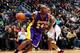 ATLANTA, GA - DECEMBER 16: Kobe Bryant #24 of the Los Angeles Lakers drives to the basket against the Atlanta Hawks on December 16, 2013 at Philips Arena in Atlanta, Georgia. NOTE TO USER: User expressly acknowledges and agrees that, by downloading and/o