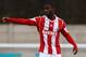 STOKE, ENGLAND - DECEMBER 13: Maurice Edu of Stoke in action during the Barclays U21s Premier League match between Stoke City U21's and Southampton U21's at the Weaver Stadium on December 13, 2013 in Stoke, England. (Photo by Matthew Lewis/Getty Images)