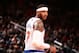 NEW YORK, NY - APRIL 02: Carmelo Anthony #7 of the New York Knicks during a game against the Brooklyn Nets at Madison Square Garden in New York City on April 02, 2014. NOTE TO USER: User expressly acknowledges and agrees that, by downloading and or using