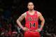 WASHINGTON, DC - APRIL 27: D.J. Augustin #14 of the Chicago Bulls during a game against the Washington Wizards in Game Four of the Eastern Conference Quarterfinals on April 27, 2014 at Verizon Center in Washington, DC. NOTE TO USER: User expressly ackno