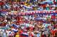 RIO DE JANEIRO, BRAZIL - JUNE 22: Russia fans cheer during the 2014 FIFA World Cup Brazil Group H match between Belgium and Russia at Maracana on June 22, 2014 in Rio de Janeiro, Brazil. (Photo by Jamie Squire/Getty Images)