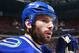 VANCOUVER, BC - APRIL 7: Ryan Kesler #17 of the Vancouver Canucks looks on from the bench during their NHL game against the Anaheim Ducks at Rogers Arena April 7, 2014 in Vancouver, British Columbia, Canada. Anaheim won 3-0 to eliminate the Canucks from