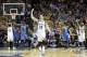 Apr 26, 2014; Memphis, TN, USA; Memphis Grizzlies guard Mike Miller (13) reacts after hitting a three point shot against the Oklahoma City Thunder in game four of the first round of the 2014 NBA Playoffs at FedExForum. Thunder defeated the Grizzlies 92-89