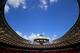 MOSCOW, RUSSIA - AUGUST 08: A general view of the interior of Luzhniki Stadium ahead of the 14th IAAF World Athletics Championships Moscow 2013 on August 8, 2013 in Moscow, Russia. (Photo by Jamie Squire/Getty Images)