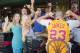 CLEVELAND, OH - JULY 11: Fans in downtown Cleveland don their #23 LeBron James jerseys and celebrate shortly after he announced his return to the Cleveland Cavaliers on July 11, 2014 in Cleveland, Ohio. NOTE TO USER: User expressly acknowledges and agree