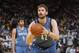 OAKLAND, CA - APRIL 14: Kevin Love #42 of the Minnesota Timberwolves shoots a free throw against the Golden State Warriors on April 14, 2014 at Oracle Arena in Oakland, California. NOTE TO USER: User expressly acknowledges and agrees that, by downloading