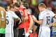 Germany captain Philipp Lahm hugs manager Joachim Loew following Sunday's World Cup final.