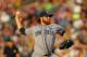 DENVER, CO - JULY 7: Starting pitcher Ian Kennedy #22 of the San Diego Padres delivers to home plate during the fourth inning against the Colorado Rockies at Coors Field on July 7, 2014 in Denver, Colorado. (Photo by Justin Edmonds/Getty Images)