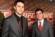 ANAHEIM, CA - NOVEMBER 12: Mixed martial arts fighters Carlos Condit (L) and Dominick Cruz attend UFC on Fox: Live Heavyweight Championship at the Honda Center on November 12, 2011 in Anaheim, California. (Photo by Jason Merritt/Getty Images)