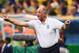 BRASILIA, BRAZIL - JULY 12: Head coach Luiz Felipe Scolari of Brazil gestures during the 2014 FIFA World Cup Brazil Third Place Playoff match between Brazil and the Netherlands at Estadio Nacional on July 12, 2014 in Brasilia, Brazil. (Photo by Jamie Mc