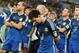 July 13, 2014; Rio de Janeiro, BRAZIL; Argentina forward Lionel Messi (10) reacts after the championship match of the 2014 World Cup after the game at Maracana Stadium. Germany won 1-0. Mandatory Credit: Tim Groothuis/Witters Sport via USA TODAY Sports