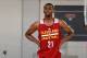 LAS VEGAS, NV - JULY 11: Andrew Wiggins #21 of the Cleveland Cavaliers looks on during the game against the Milwaukee Bucks on July 11, 2014 at Cox Pavilion in Las Vegas, Nevada. NOTE TO USER: User expressly acknowledges and agrees that, by downloading an