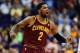 Mar 12, 2014; Phoenix, AZ, USA; Cleveland Cavaliers guard Kyrie Irving (2) reacts on the court against the Phoenix Suns in the second half at US Airways Center. The Cavaliers won 110-101. Mandatory Credit: Jennifer Stewart-USA TODAY Sports