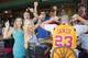 CLEVELAND, OH - JULY 11: Fans in downtown Cleveland don their #23 LeBron James jerseys and celebrate shortly after he announced his return to the Cleveland Cavaliers on July 11, 2014 in Cleveland, Ohio. NOTE TO USER: User expressly acknowledges and agree