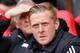 SUNDERLAND, ENGLAND - MAY 11: Swansea City manager, Garry Monk on the bench before the Barclays Premier League match between Sunderland and Swansea City at Stadium of Light on May 11, 2014 in Sunderland, England. (Photo by Richard Sellers/Getty Images)